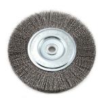 Durable Polishing Wheel Brushes , Crimped Rotary Tool Wire Brush For Grinding