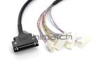 Shield Servo Motor Cable High Flexible Bend Resistant / Oil Resistant