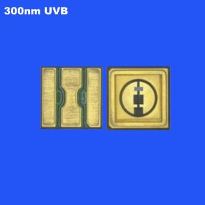 Quality UVB 0.6W 3535 SMD LED Diode 300nm High Radiant Power 120deg Photocuring Diodes for Glue Curing wholesale