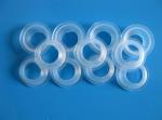 Clear Round Silicone Rubber Gasket , High Temp Small Rubber Washers