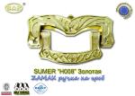 Ref H008 Gold Size 19 X 11 Cm Casket Handles , Zinc Alloy Coffin Accessories