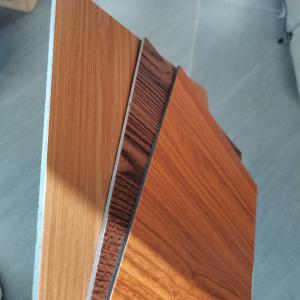 Quality 8mm Thickness Wooden Aluminum Composite Panel For Curtain Wall wholesale