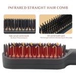 OEM Infrared 120 - 240V Dual Voltage Hair Straightener Brush For Women
