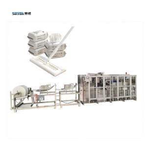 Quality Host Speed Control Wet Floor Wipes Packing Machine Customizable Packaging Designs wholesale