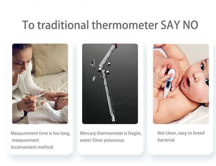 non-contact termometro infrarojo baby digital infrared forehead laser digitales temperature recognition gun thermometer