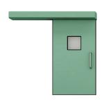 Steel Pharmaceutical Clean Room Door Hermetically Sealed Airtight Interior Door