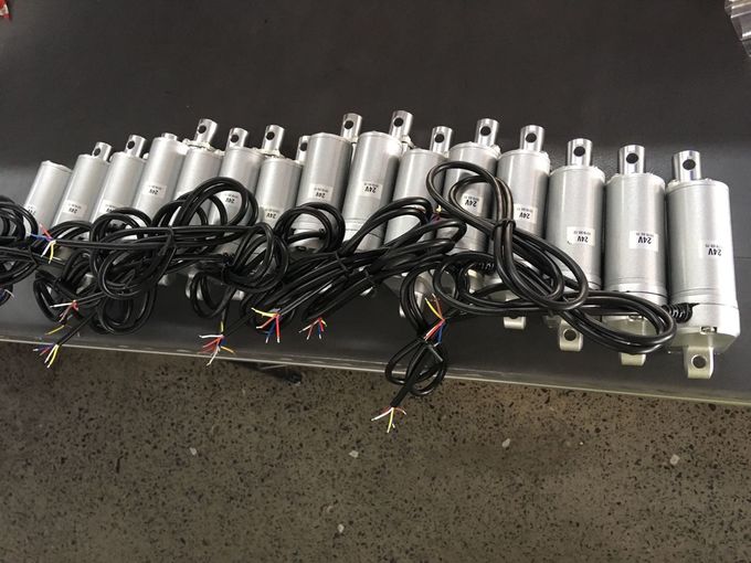 Mini Size Electric Rotary Actuators 12volt / 24volt, brushed dc motor electric rod, customize stroke