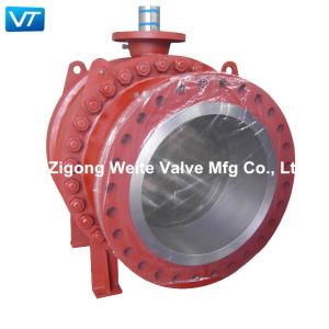 Quality ASME B16.10 Carbon Steel Flanged Ball Valve WCB Big Size 30 Inch wholesale