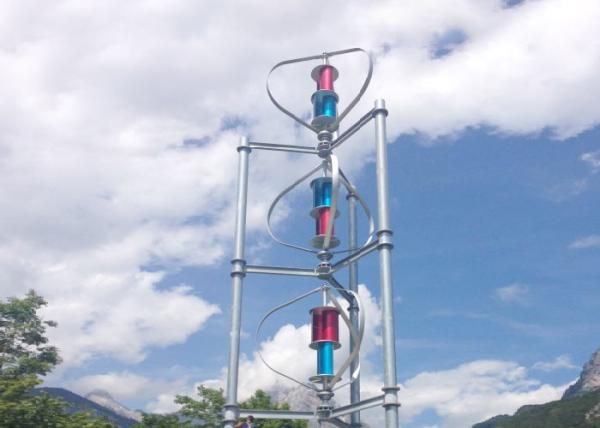 Multiple Residential Vertical Wind Turbine , Vertical Axis Wind Turbines