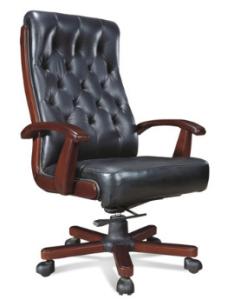 Quality office wood frame manager swivel chair furniture wholesale
