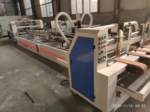 Quality PLC 1200*2400mm 120pcs/Min Used Folder Gluer Machine wholesale