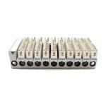 PBT 100 Pair KRONE LSA Module For Cross Cabinet Telecom Connector