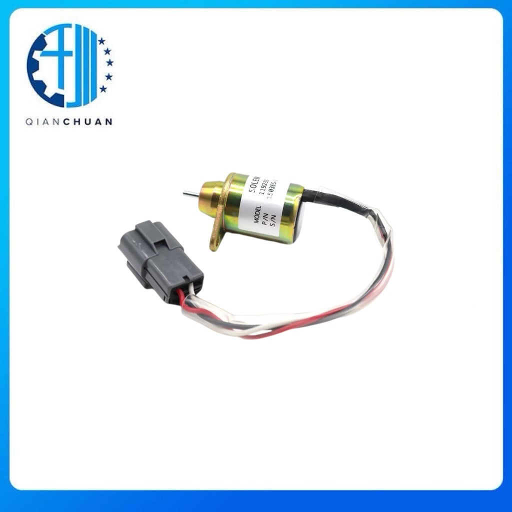 Fuel Shutoff Solenoid 119233-77932 For Yanmar Engine 3TNV88 3TNE84 4TNE88 4TNE84 Engine Spare Parts