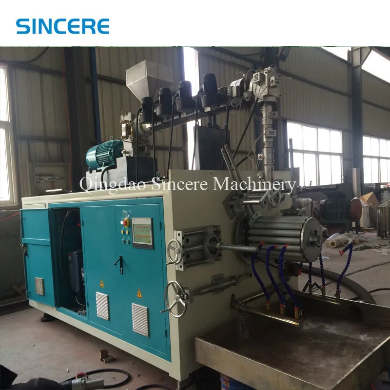 Large Diamater Sewage Winding Pipe Steel Reinforced Spiral Pipe Making Machine Extrusion Equipemnt