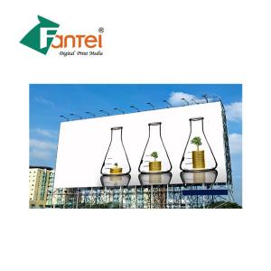 Quality 13oz White PVC Banner Big Size Printing Lona Flex Banner Material 500*500 wholesale