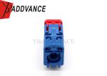Blue 1 Pin Female Amp Connector Housing 19123 TE Connectivity Unsealed