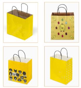 Quality environment kraft paper shopping bags wholesale