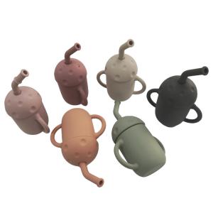 Quality BPA Free Eco Friendly Silicone Training Cups Silicone No Spill Sippy Cup FDA wholesale