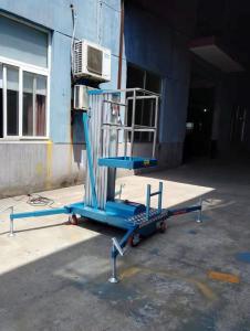 Quality Emergency Safety Lowering System Mobile Portable Aerial Single mast Lift Platform wholesale