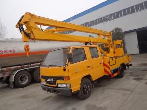 Quality JMC 14M Aerial Platform Truck , 6 Wheel Aerial Bucket Truck 14 Meter wholesale