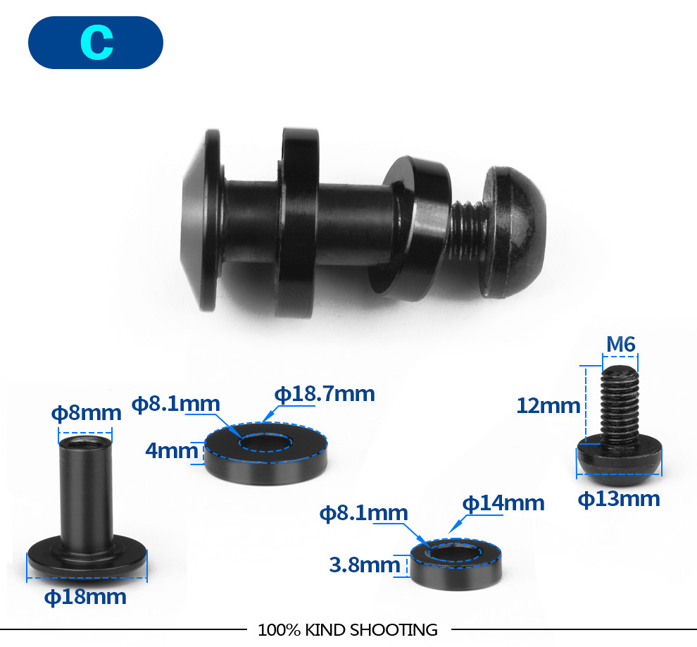 BXT Full Suspension Bike Frame Parts Shockingproof Shox Screws