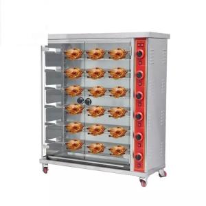 Quality SS201 Electric Chicken Rotisserie Oven 6 Rods Roasted Chicken Maker wholesale