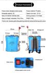 Electric Sprayer Agricultural Sprayer Backpack With Disinfection Charging New