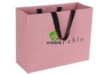 OEM Packaging Recycled Paper Bags With Handles , Tote Christmas Paper Bags