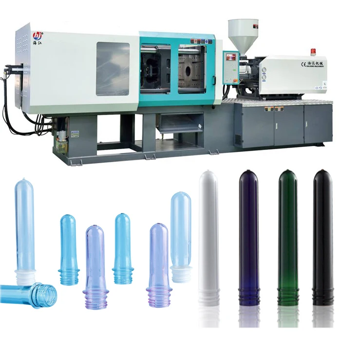 Automatic Rubber Pet Preform Injection Molding Machine High Injection Pressure 1400-1700 Bar