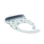 BPA Free Pantone Color Baby Silicone Bib Non Chafing Neckband