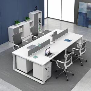 Quality Waterproof Office Workspace Desk Stain Resistant White With PVC Edging wholesale