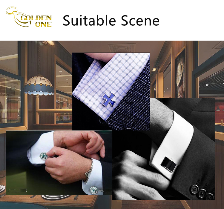 Men Custom Tie Clips , Metal Tie Clip Gold Plated Blank Cufflinks For Business Gifts