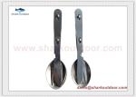 Stainless steel camping cutlery set