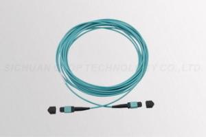 Quality Single Mode Multi Fiber Push On Female and Male Connector Flat Polish wholesale