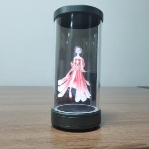 Quality 5inch 360 Holographic Display Hologram Cylinder With Picture Format PNG Video Format MP4 wholesale