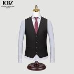 Seamless Fusing Groomsmen Suit Vest for Men's Winter Workwear Korean Version