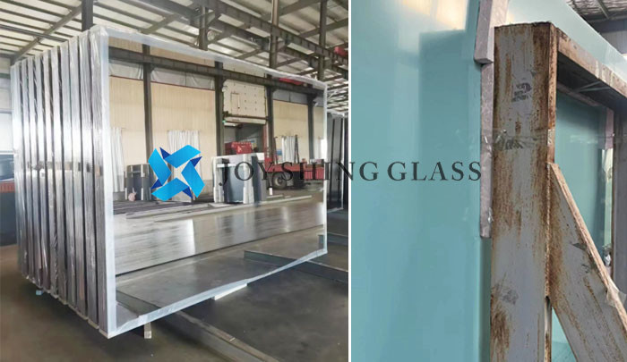 Silver mirror glass
