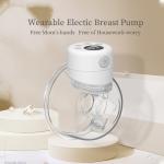 Electric Wearable Breast Pump Set On The Go Hands Free Pump With Suction