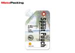 Stand Up Spout Pouch Aluminum Foil For Shampoo Sunscreen Lotion Beauty Products