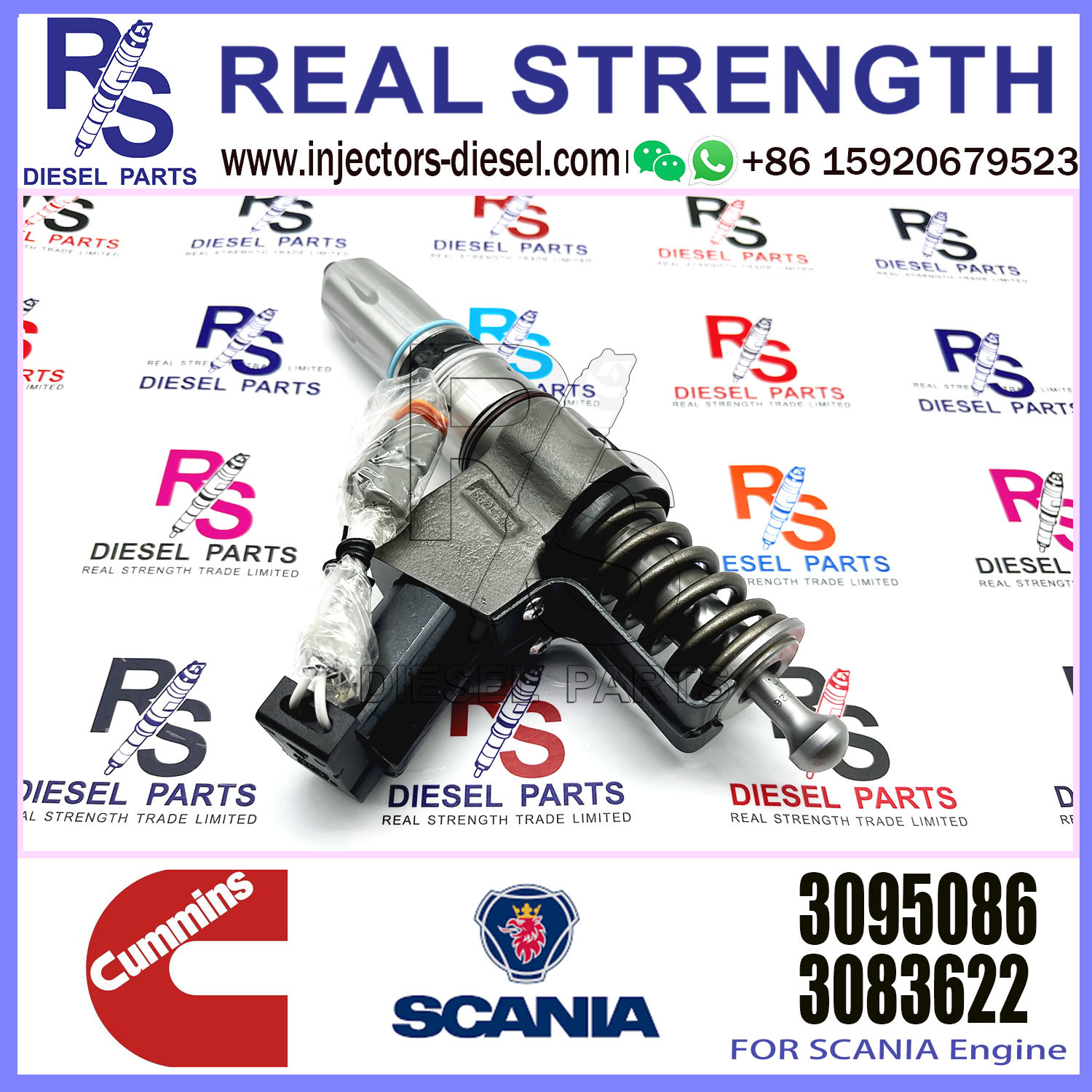 Diesel Fuel Injector 5237466 5237635 5237650 5237784 5237820 For DETROIT S50/S60/DDEC injector