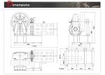 Safety Geared Traction Machine For Home Traction Unit With Plate Brake