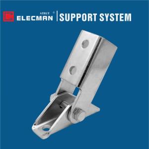 Quality Single Strut Channel Braces Adjustable Corner Bracket Galvanized Steel wholesale