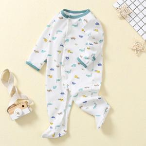 Quality Ninas nacidas estampadas chaleco beibek giyim mono roupas de bebe menina recien nacido ropa para bebes wholesale