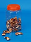 Durable Clear Plastic Jars Cylinder Shape Food Grade Material 1400Ml