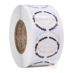 Quality Gold Foil Waterproof Glossy Printable Synthetic Transparent Label Stickers wholesale