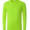 Buy cheap Plain Polyester T Shirts Clothing Round Neck Full Sleeve T Shirt 200g from wholesalers
