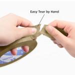 Brown Crepe Paper Sharp Car Painters Masking Tape Custom High Temperature