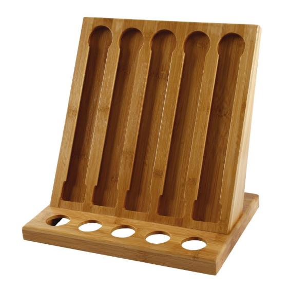 Unbreakable Bamboo Racks And Holders Bamboo Coffee Pod Holder Personalized