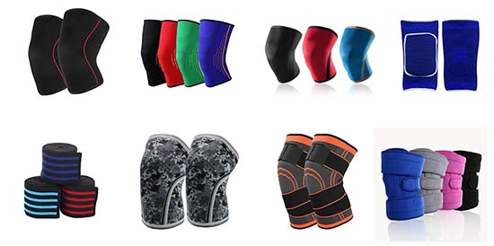 knee hurt protect Knee Support Sleeve Adjustable Knee Brace Basketball Knee