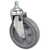 Buy cheap 5736-57 Dl Chrome 6" 110kg Threaded Swivel TPE Caster for Long-Lasting and from wholesalers